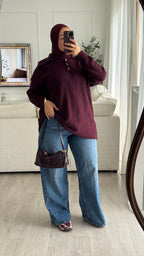 Pull Polo | Bordeaux