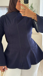 Haut Peplum | jeans
