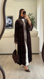 Kimono Velours | Chocolat