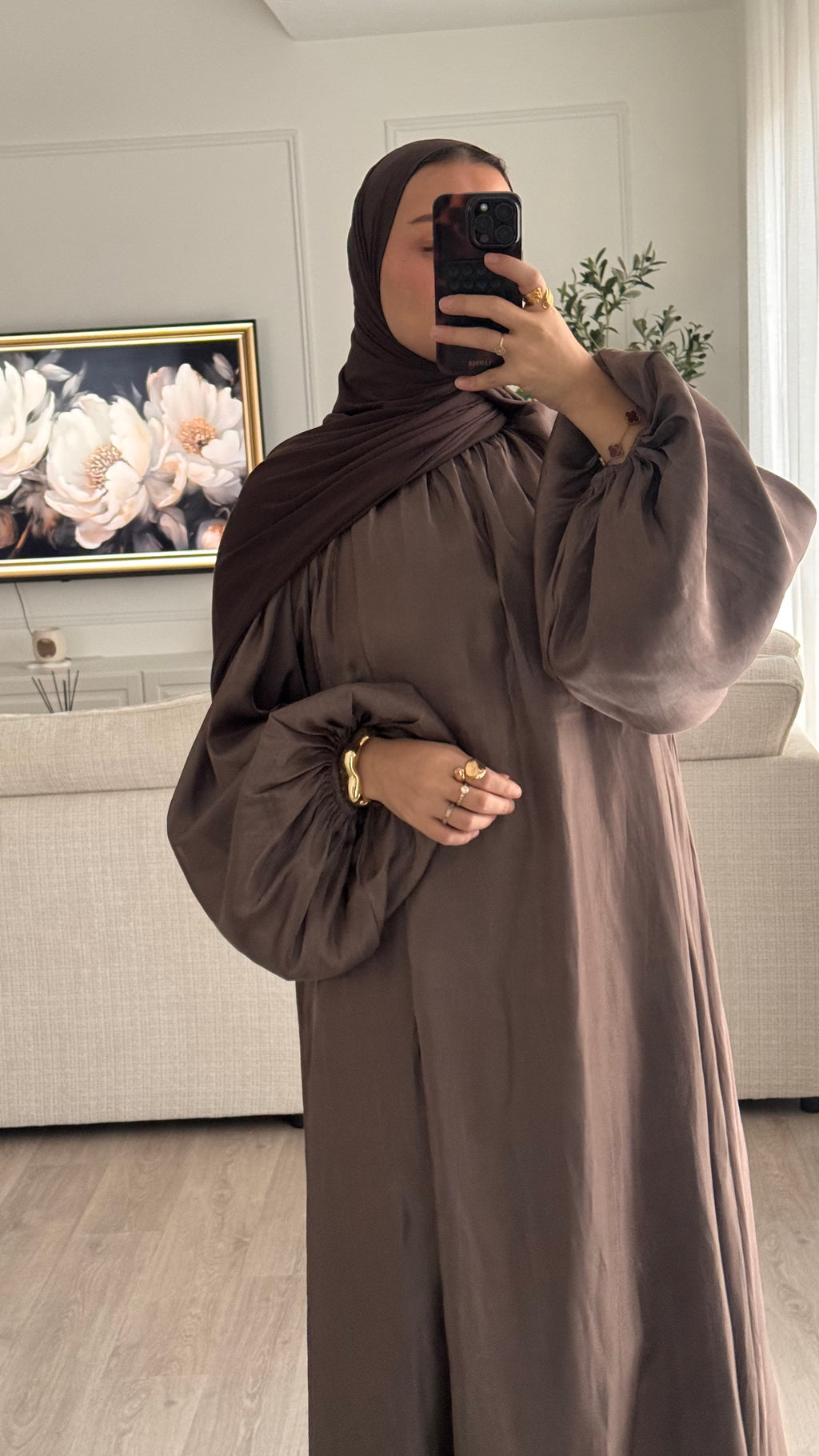 Robe Qamar | Taupe