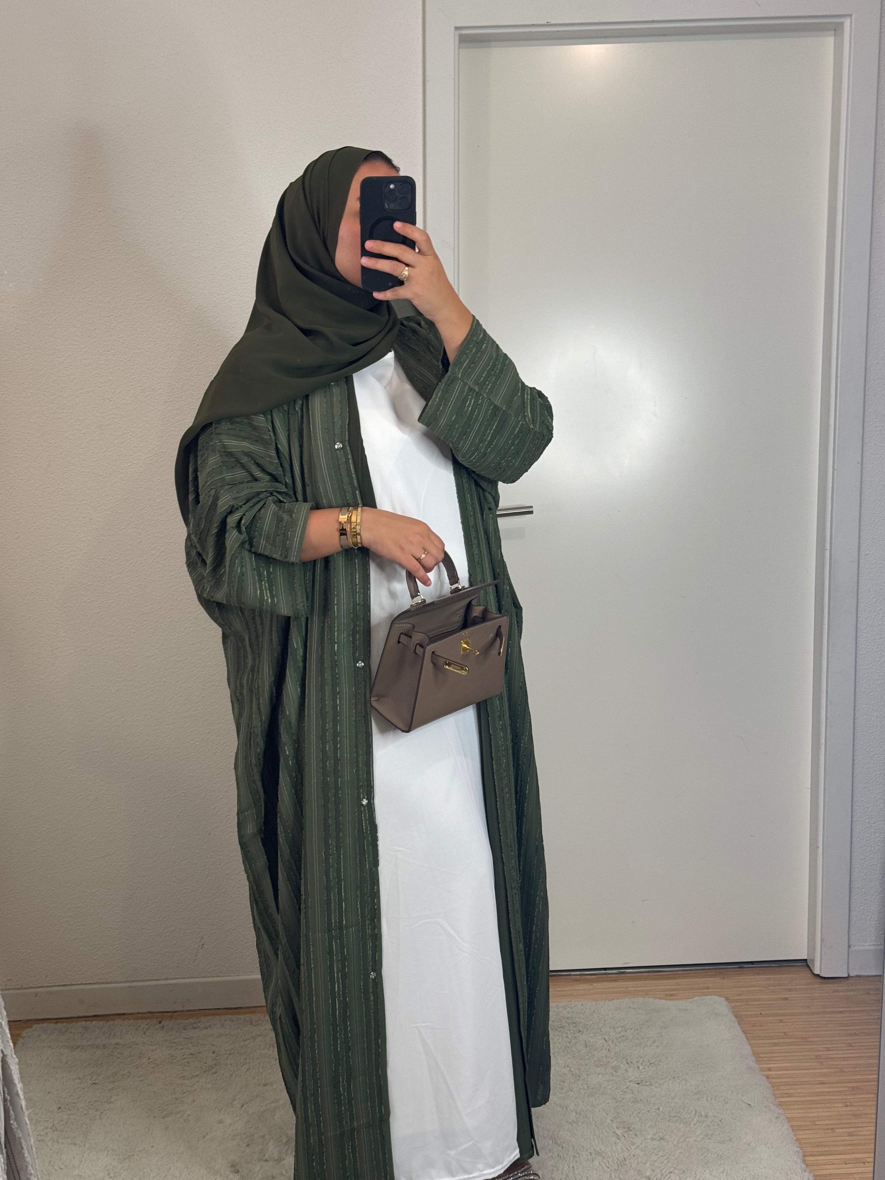 Abaya Areej Vert