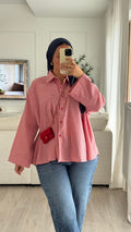 Chemise à carreaux | Rouge