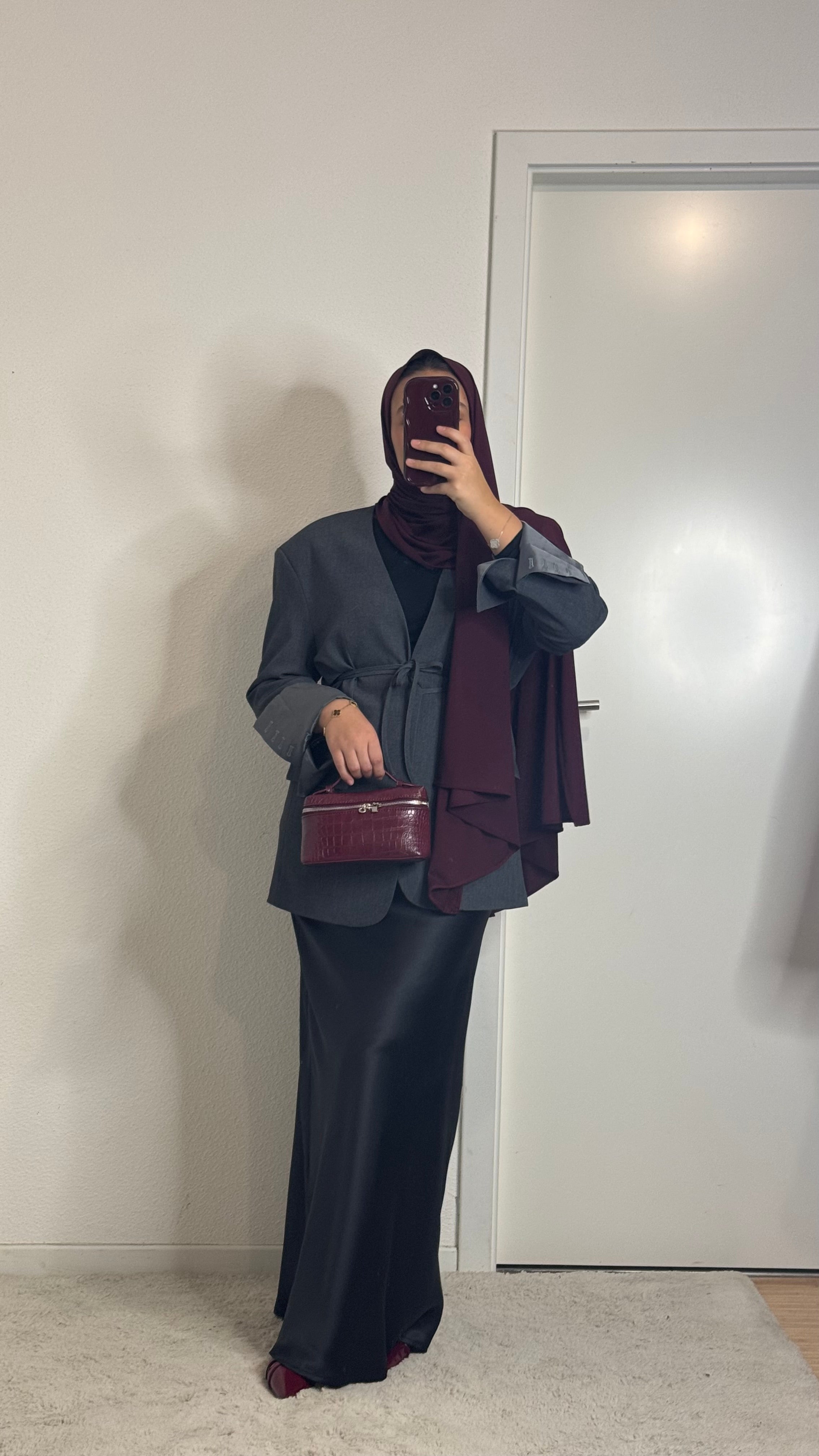 Oversized Zahra blazer GREY