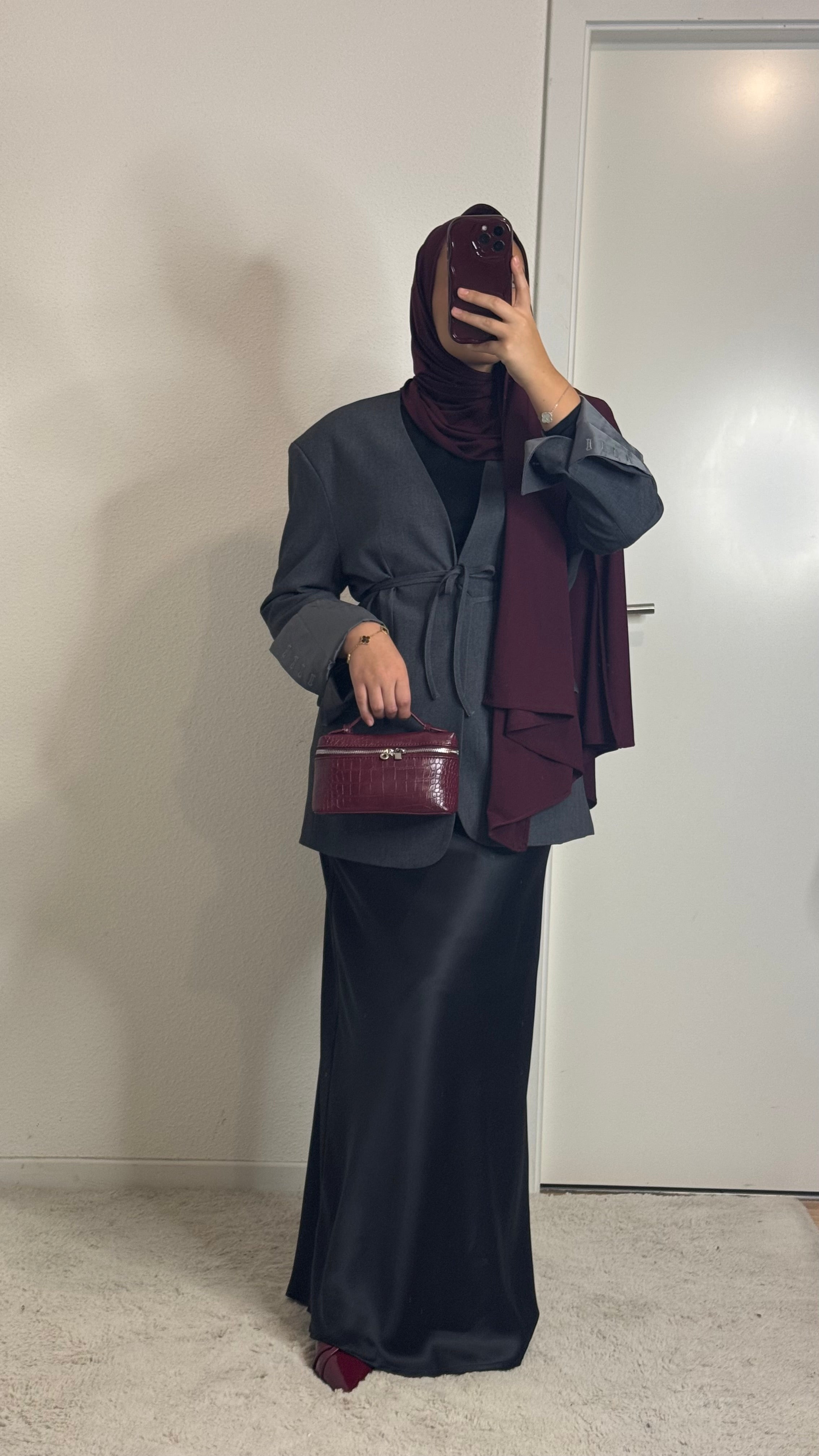 Oversized Zahra blazer GREY