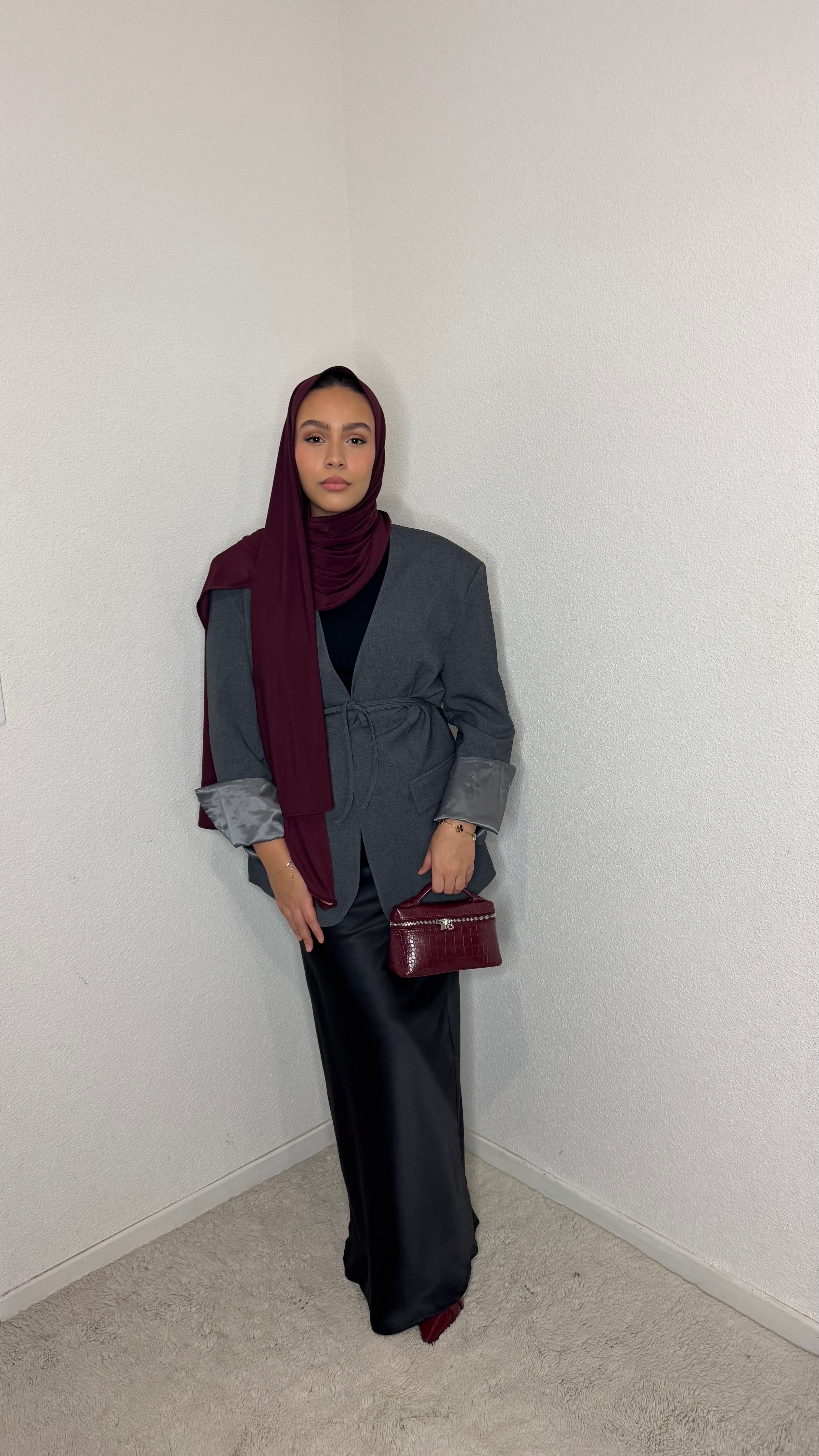 Oversized Zahra blazer GREY