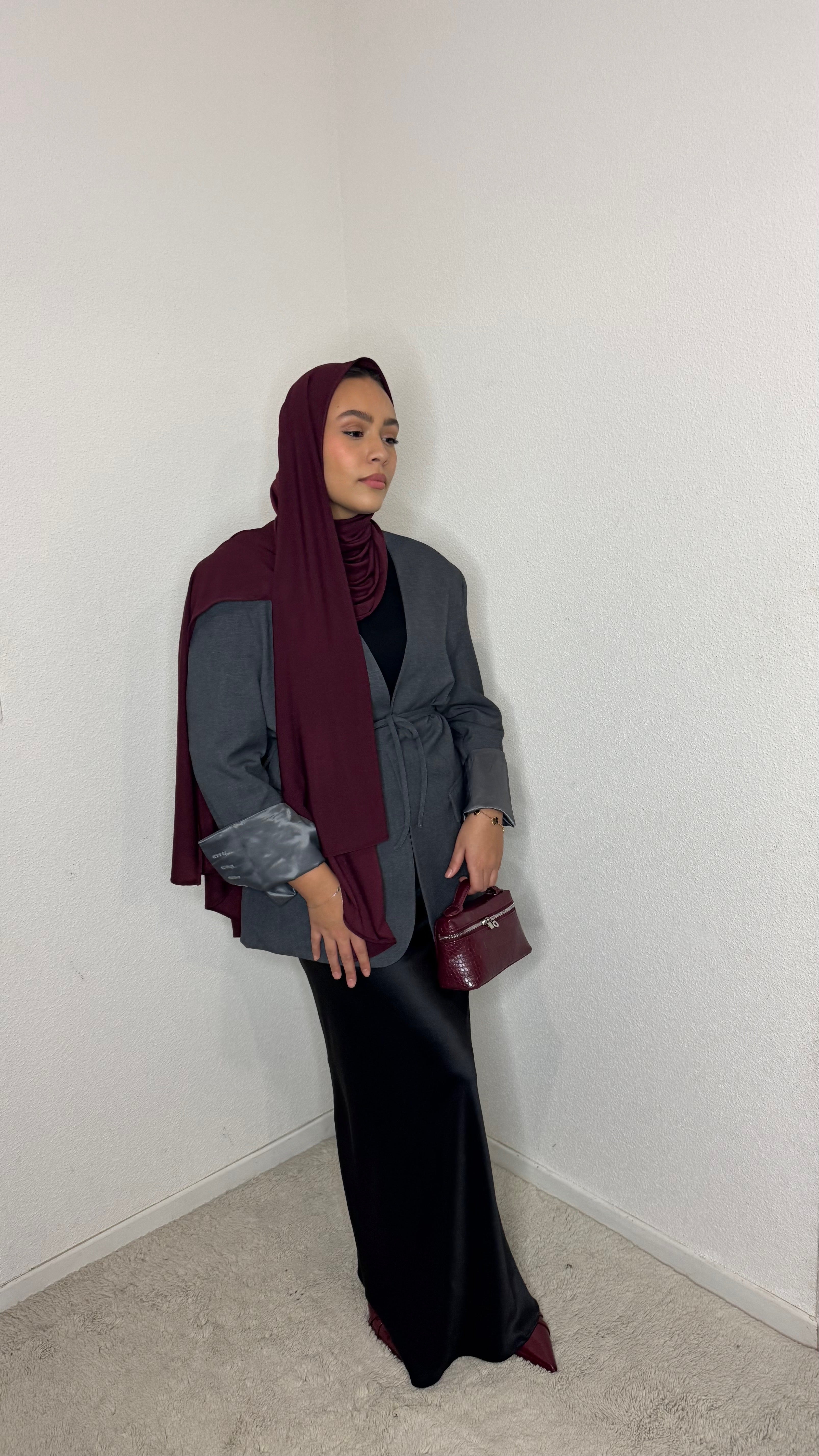 Oversized Zahra blazer GREY