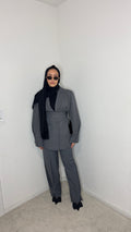 Grey Blazer Set